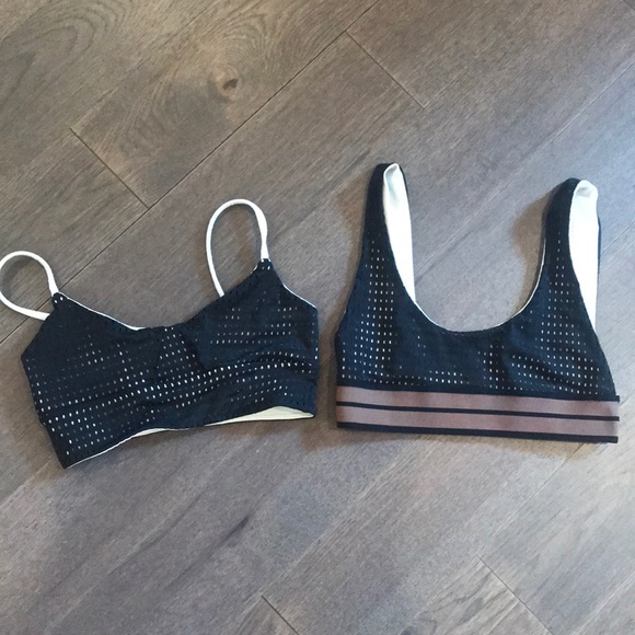 acacia swimwear Other - Set of Storm/Foam tops
